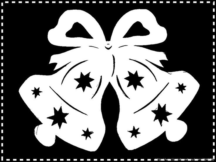 Украшение на окна колокольчики