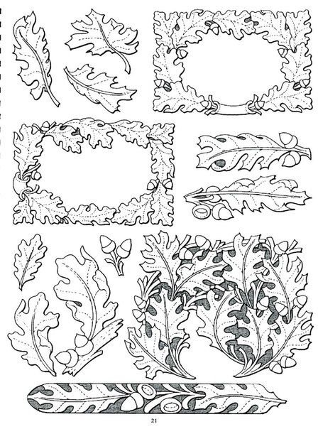 Орнаменты для резьбы по дереву