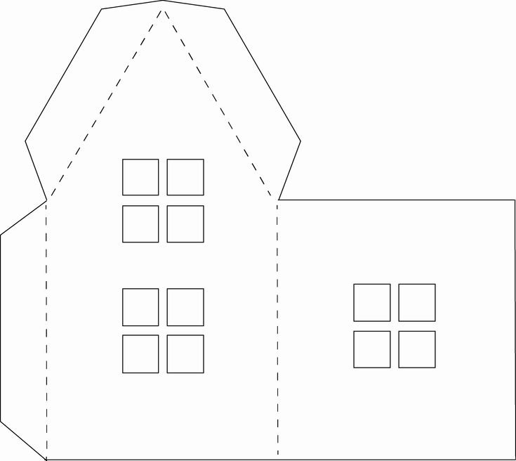 Домик из бумаги