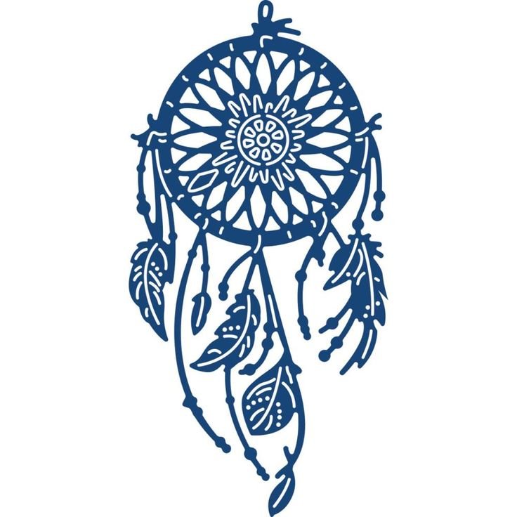 Ловец снов трафарет для вырезания