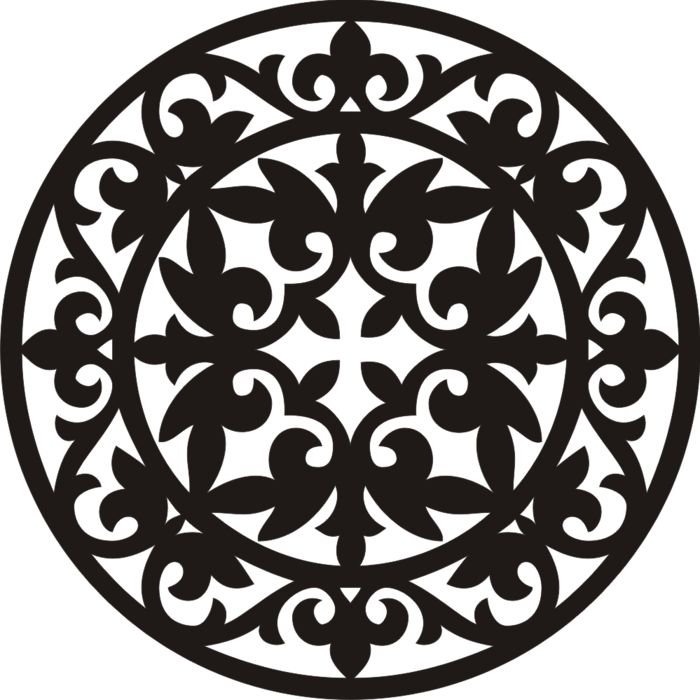 Круглый орнамент