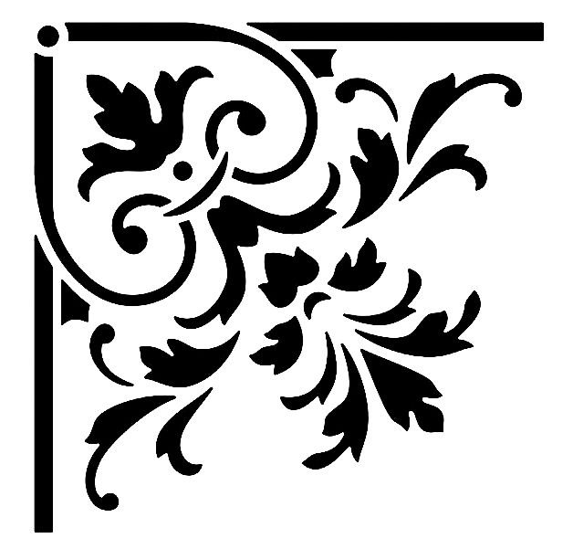 Орнаменты и узоры трафареты