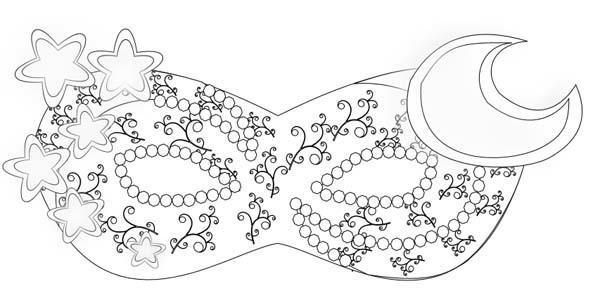 Маска трафарет для детей