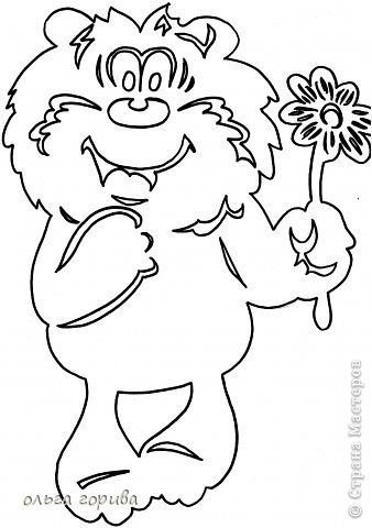 Вытынанки мультяшки