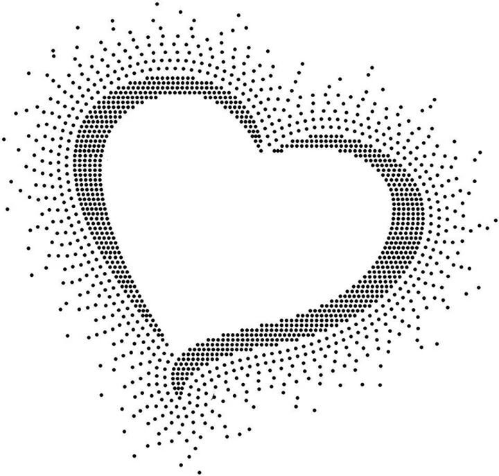 Точечный трафарет для страз