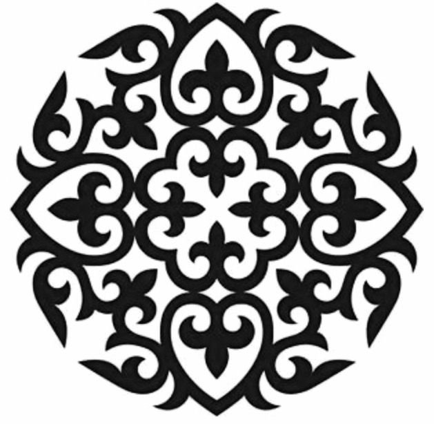 Круглый узор