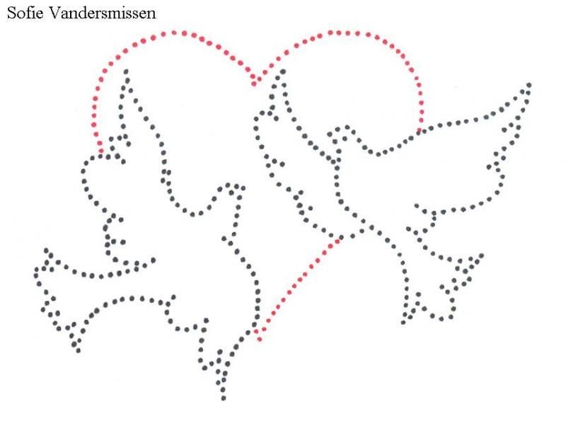 Трафареты для страз по точкам