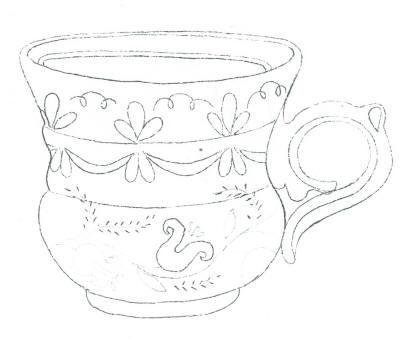 Чашка для рисования
