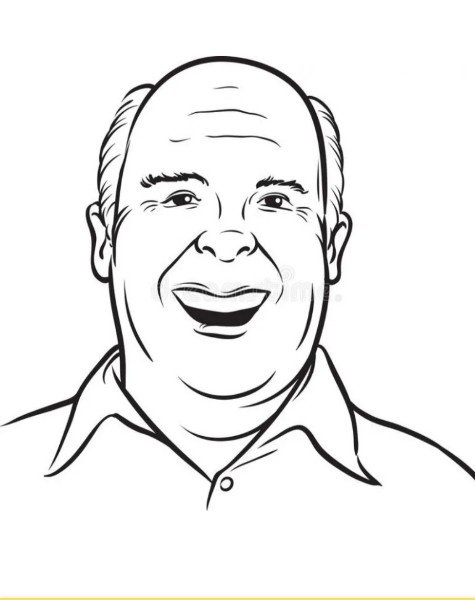 Портрет лысого мужчины