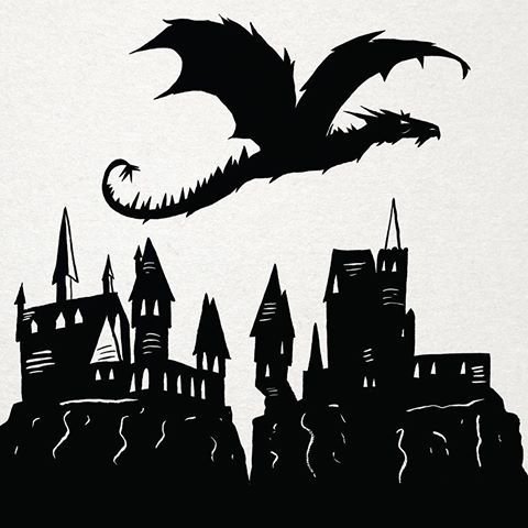 Гарри Поттер Хогвартс вектор