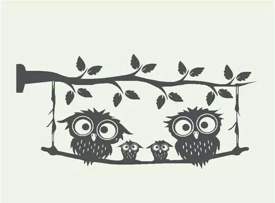 Силуэт Совы