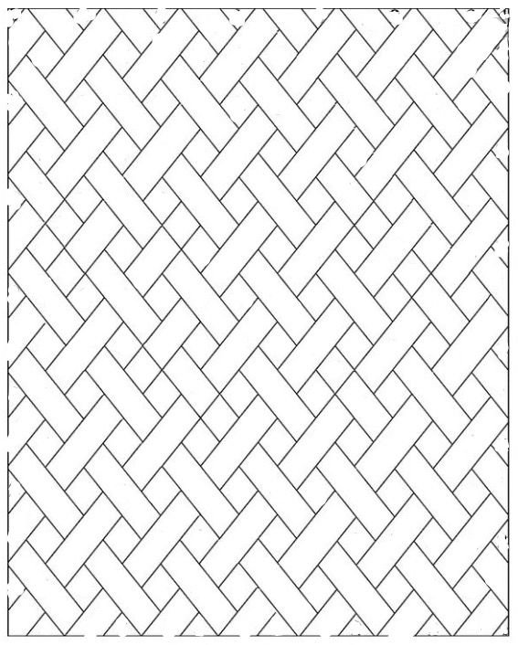 Трафарет плетение