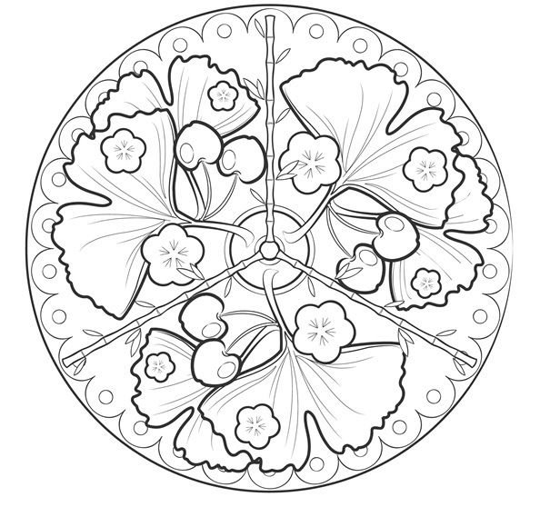 Трафареты для росписи тарелок