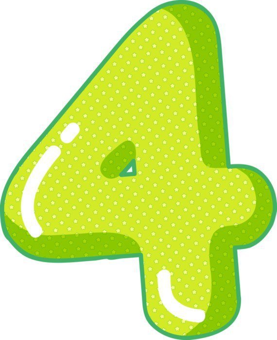 Цветные цифры