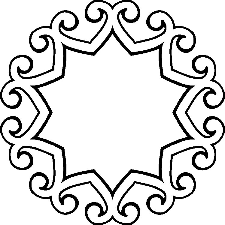 Круговой узор