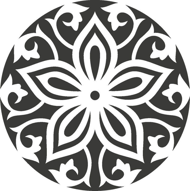 Круглый орнамент