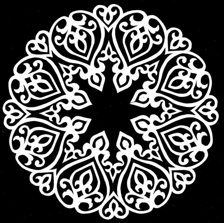 Круглый орнамент