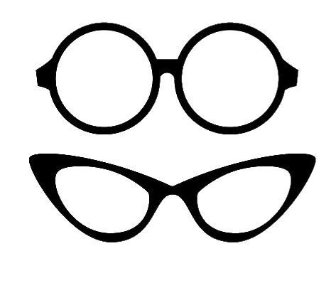 Шаблоны очков для фотосессии