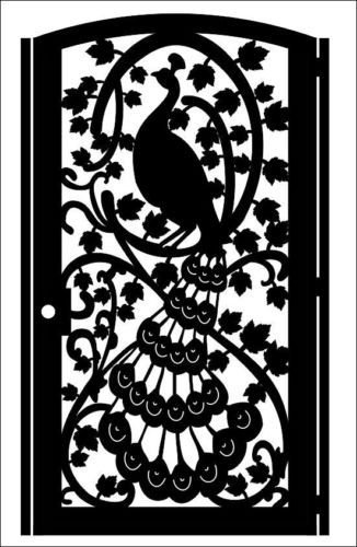 Трафарет для ворот