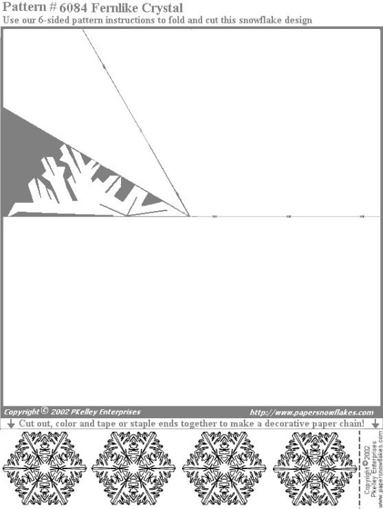 Снежинки схемы для вырезания