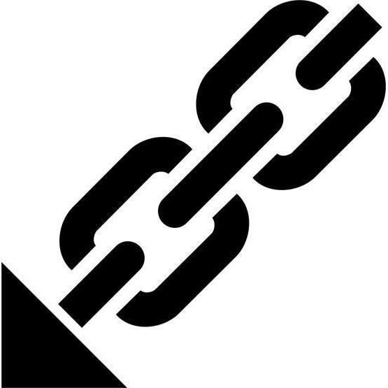 Трафарет цепь место строповки