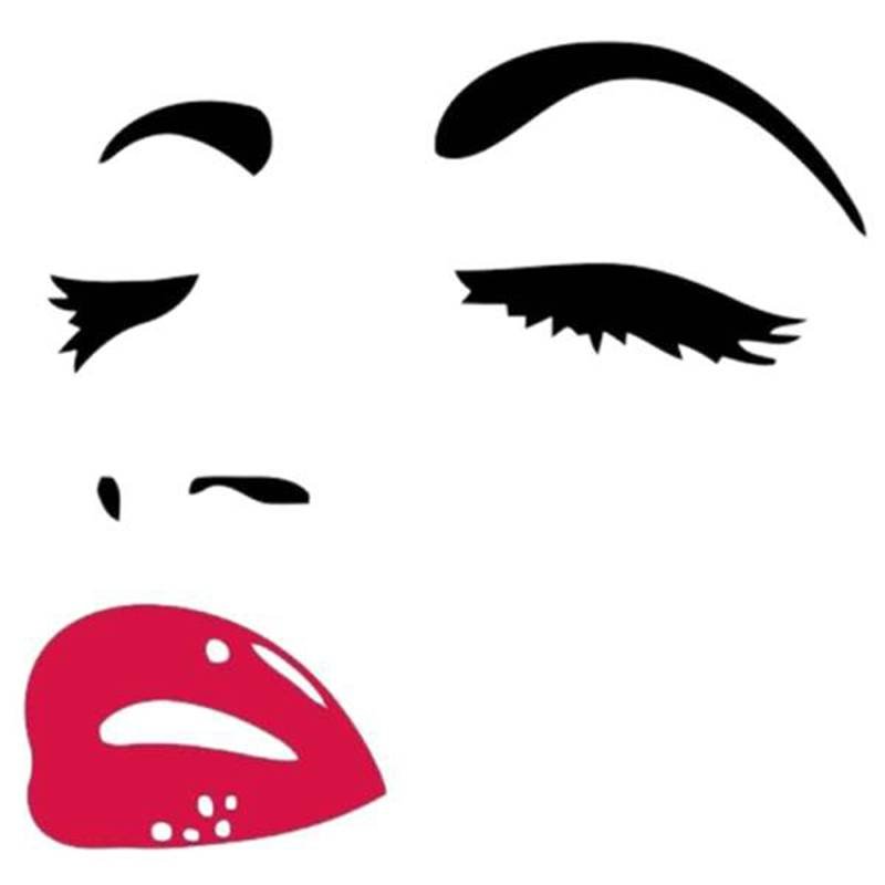 Силуэт женского лица