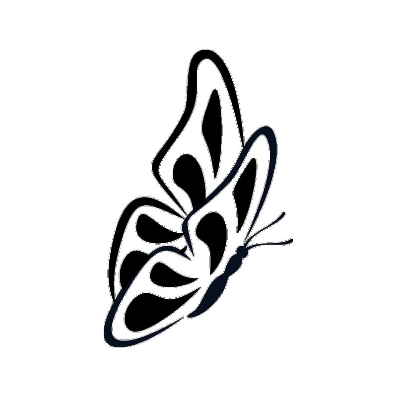 Бабочка тату эскиз