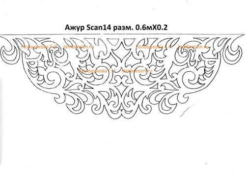 Трафареты для гильоширования ламбрекенов