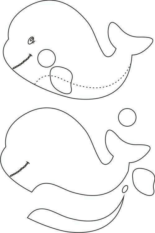 Выкройки аппликаций из ткани