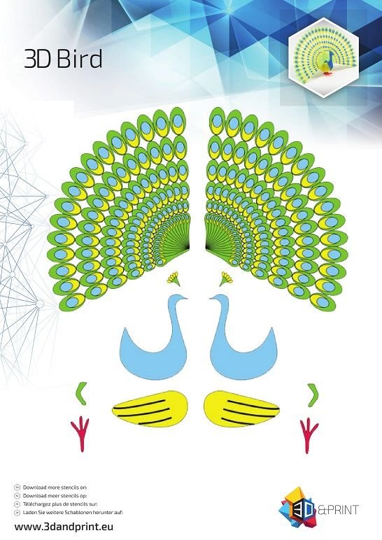 Трафареты для 3d ручки объемные