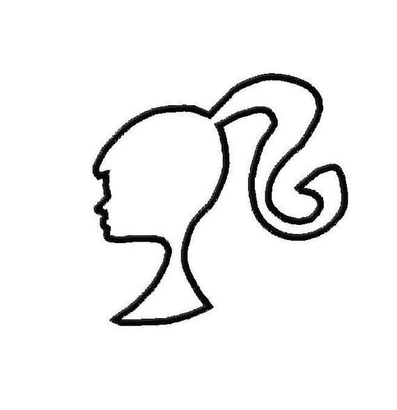 Логотип Барби раскраска