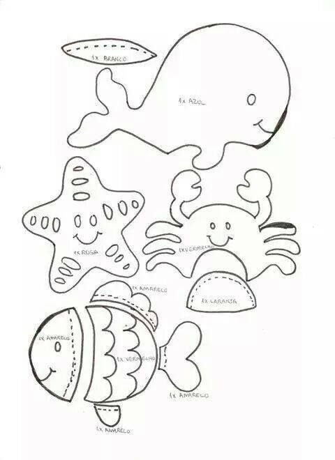 Трафареты для фетровых книжек