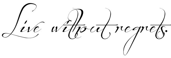 Шрифты для тату надписей