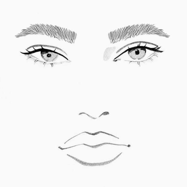 Лицо для макияжа