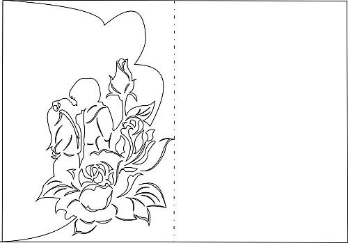 Трафареты шаблоны открытки