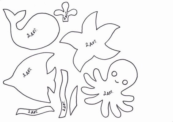 Трафарет из фетра