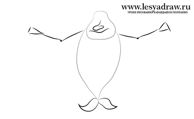 Водяной рисунок поэтапно