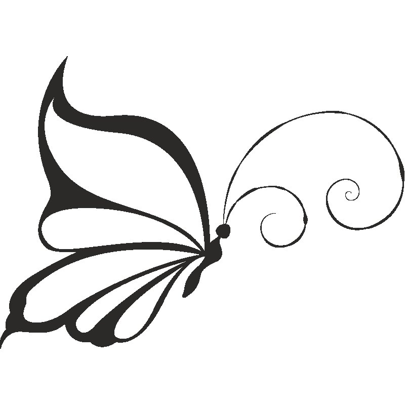 Бабочка эскиз