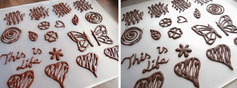 Украшения из шоколада для торта