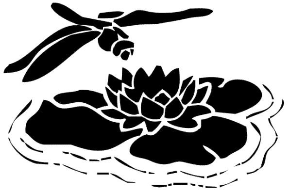 Трафареты цветов для декора