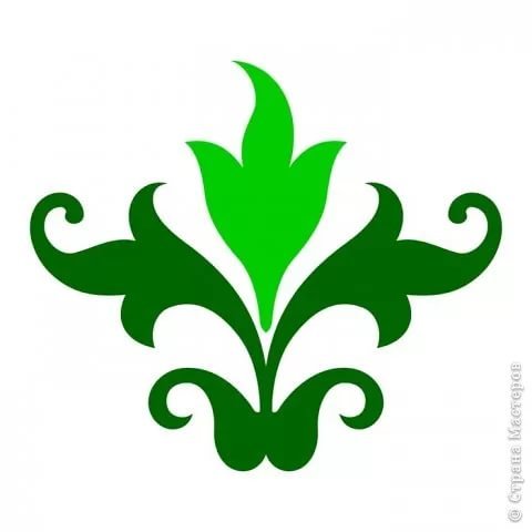 Тюльпан ЛАЛЭ татарский орнамент