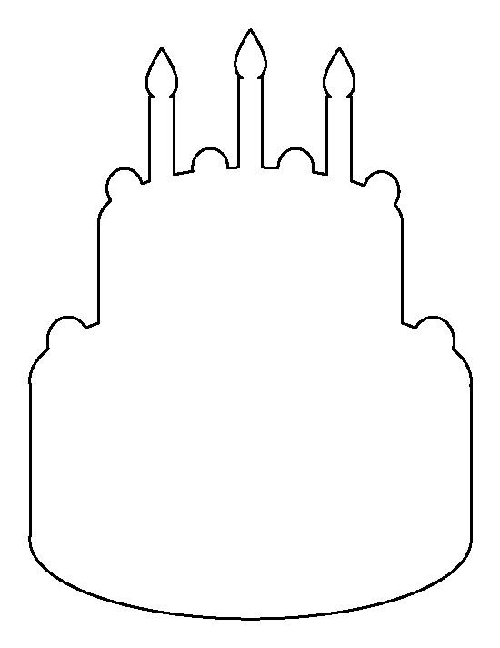 Торт трафарет для вырезания