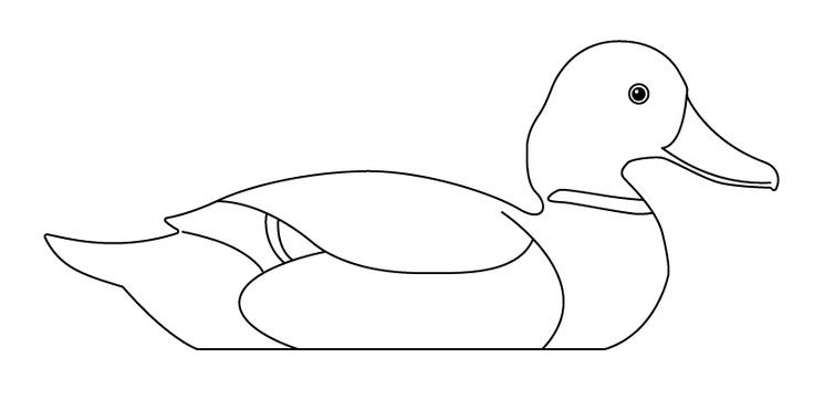 Уточка контур