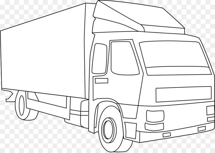 Раскраска "Грузовики"