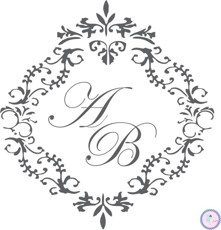 Инициалы на свадьбу