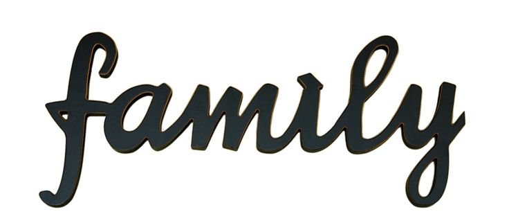 Family надпись