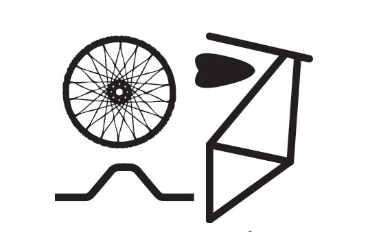 Трафареты для 3д ручки велосипед