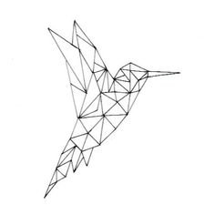 Геометрические рисунки птиц