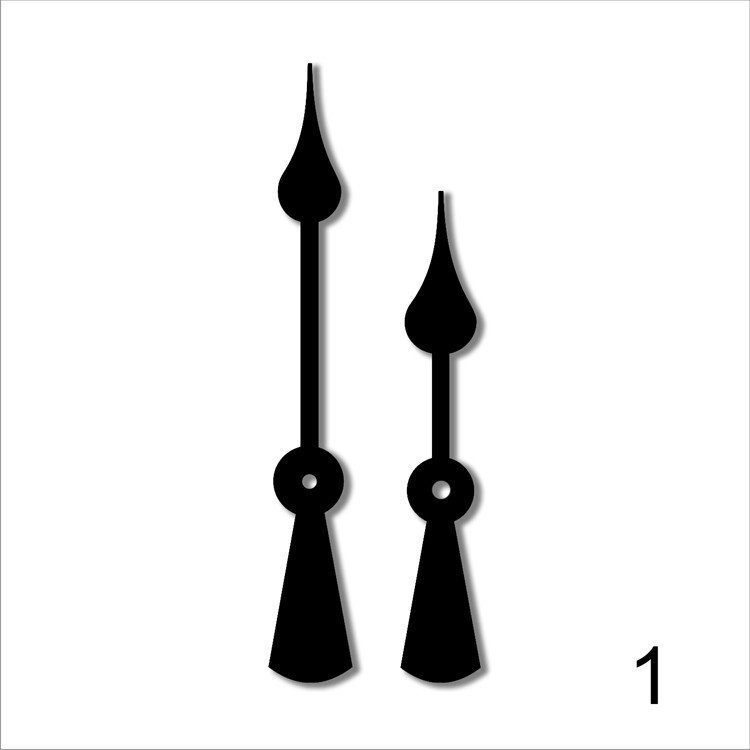 Стрелки для часов трафарет