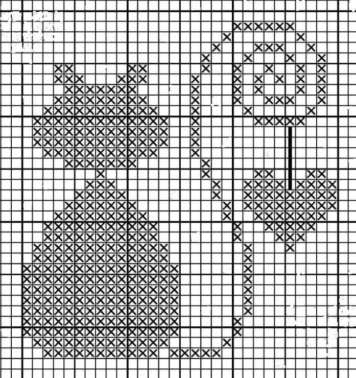 Жаккард кошки схемы